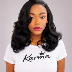 Unstoppable | Natural Black 13×6 HD Glueless Loose Body Wave Human Hair Blend Lace Front Wig