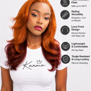 Flourish Human Hair Blend Wig, 13×4 HD Lace Body Wave Cut Blend, Glueless Wear & Go