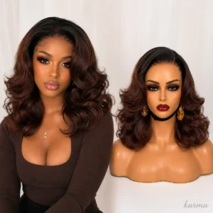 Ignite Female 13×4 HD Lace Front Wavy Synthetic Wig, Glueless, Heat Resistant